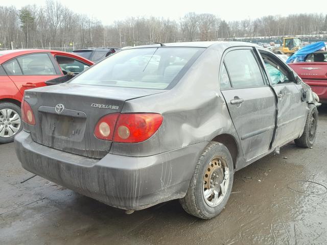 2T1BR32E07C768909 - 2007 TOYOTA COROLLA CE GRAY photo 4