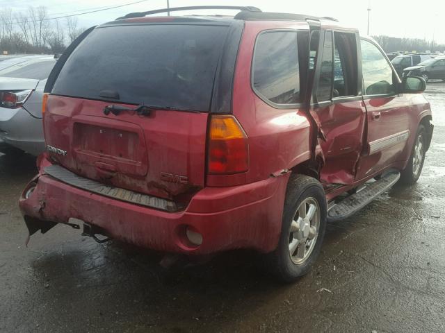 1GKDT13S222333663 - 2002 GMC ENVOY BURGUNDY photo 4