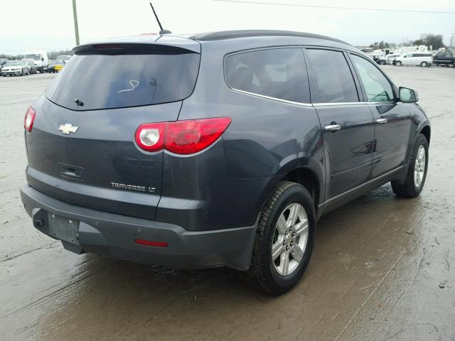 1GNKRGED9BJ322322 - 2011 CHEVROLET TRAVERSE L GRAY photo 4