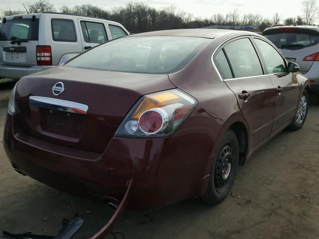 1N4AL2AP3AN459228 - 2010 NISSAN ALTIMA BAS BURGUNDY photo 4