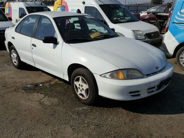 1G1JC524X17123217 - 2001 CHEVROLET CAVALIER B WHITE photo 1