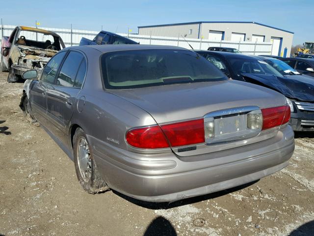 1G4HR54K61U142473 - 2001 BUICK LESABRE LI TAN photo 3