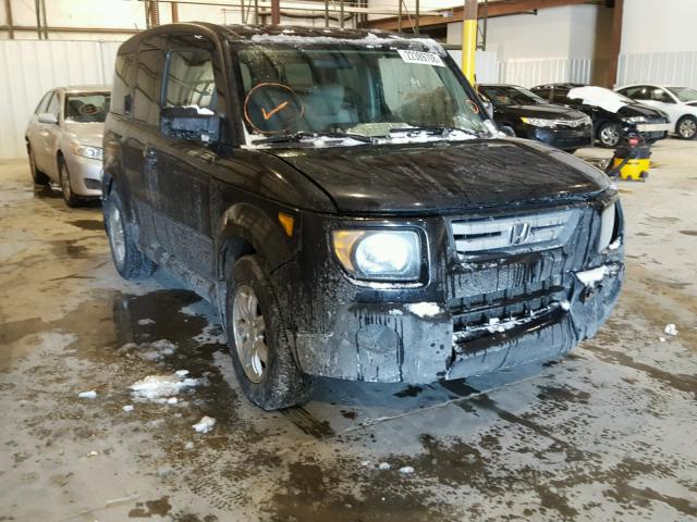 5J6YH28728L007321 - 2008 HONDA ELEMENT EX BLACK photo 1