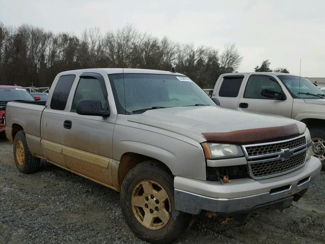 1GCEC19T56Z188504 - 2006 CHEVROLET SILVERADO BEIGE photo 1