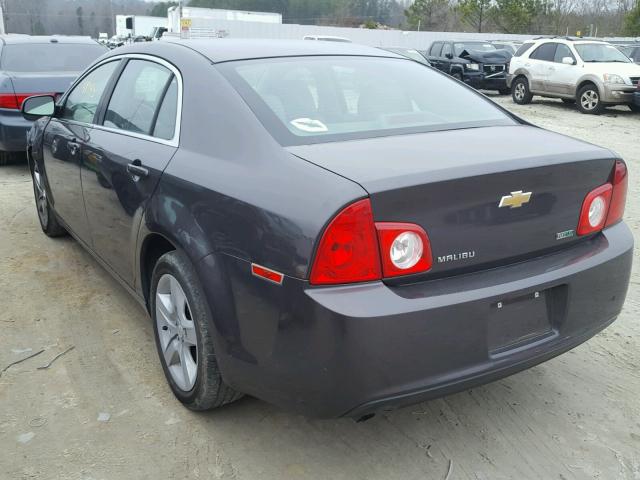 1G1ZA5EU2BF339512 - 2011 CHEVROLET MALIBU LS GRAY photo 3