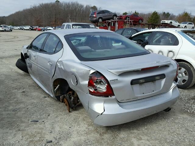 2G2WP522051167640 - 2005 PONTIAC GRAND PRIX SILVER photo 3