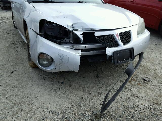 2G2WP522051167640 - 2005 PONTIAC GRAND PRIX SILVER photo 9