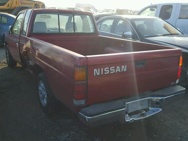 1N6SD16S1VC313198 - 1997 NISSAN TRUCK KING RED photo 3