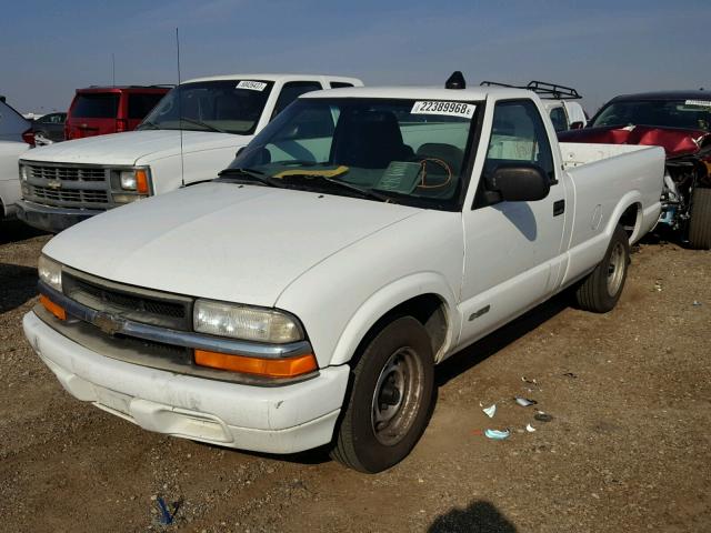 1GCCS14W11K109133 - 2001 CHEVROLET S TRUCK S1 WHITE photo 2