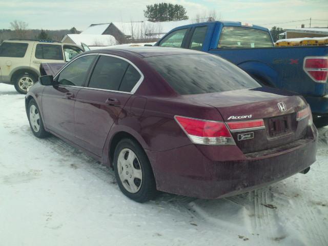 1HGCP2F33CA231416 - 2012 HONDA ACCORD LX MAROON photo 3