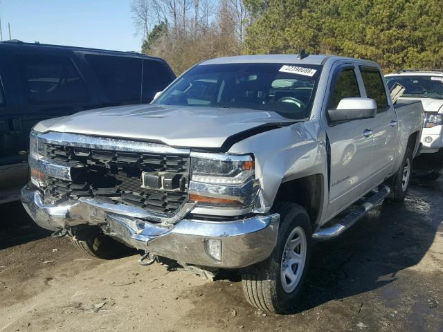 3GCUKRECXGG137956 - 2016 CHEVROLET SILVERADO SILVER photo 2