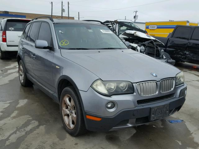 WBXPC93477WF06043 - 2007 BMW X3 3.0SI SILVER photo 1