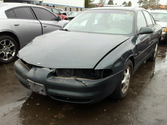 1G3WS52H8XF316340 - 1999 OLDSMOBILE INTRIGUE G GREEN photo 2