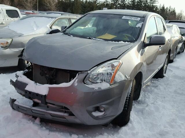 JN8AS5MT4DW034451 - 2013 NISSAN ROGUE S GRAY photo 2