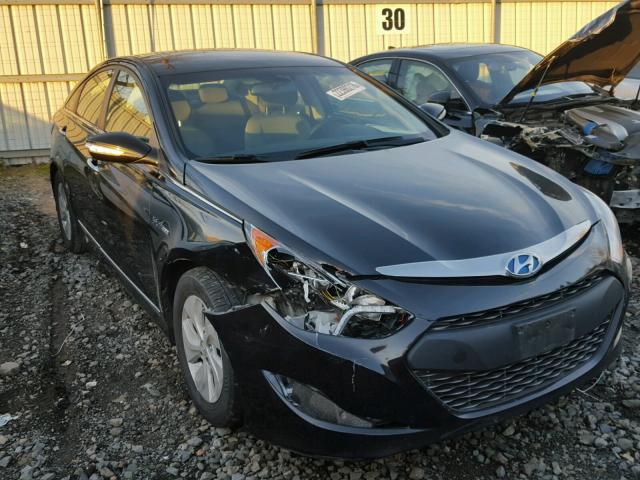 KMHEC4A44EA114019 - 2014 HYUNDAI SONATA HYB BLACK photo 1