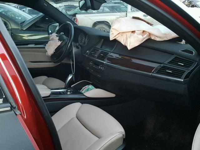 5UXFG2C58BLX07419 - 2011 BMW X6 XDRIVE3 BLACK photo 5