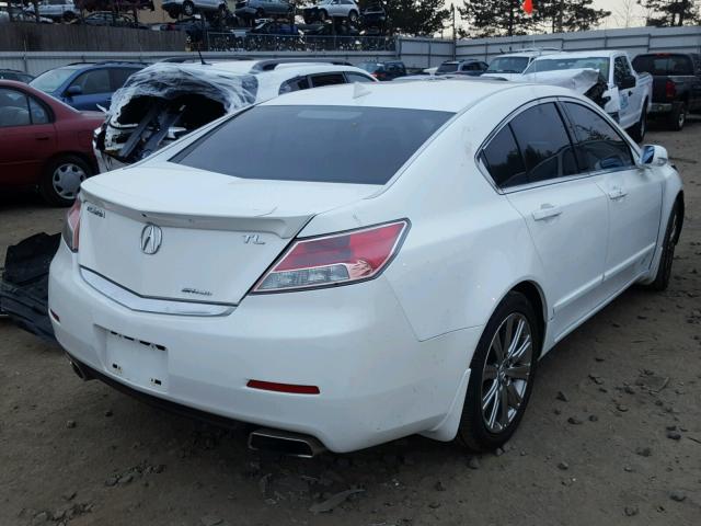 19UUA9F53CA006140 - 2012 ACURA TL WHITE photo 4