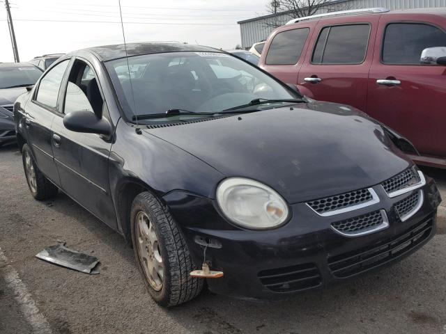 1B3ES56C14D559880 - 2004 DODGE NEON SXT BLACK photo 1