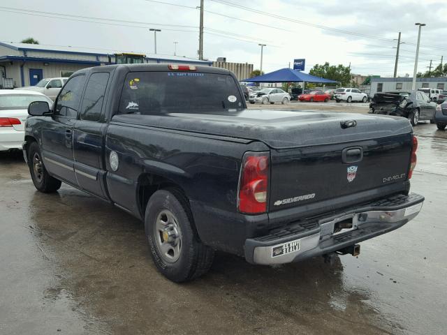 2GCEC19V241339273 - 2004 CHEVROLET SILVERADO BLACK photo 3