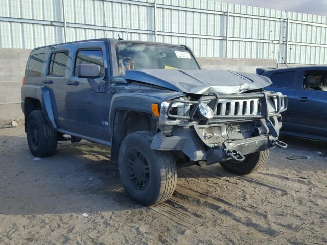 5GTDN136568309801 - 2006 HUMMER H3 BLUE photo 1