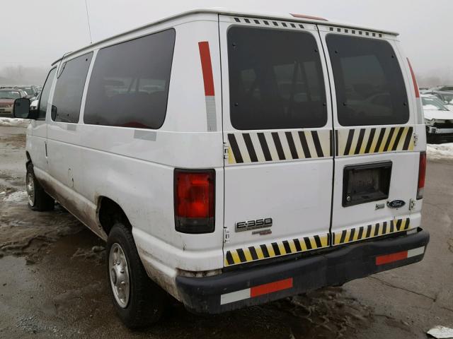 1FBNE3BL3CDA44933 - 2012 FORD ECONOLINE WHITE photo 3