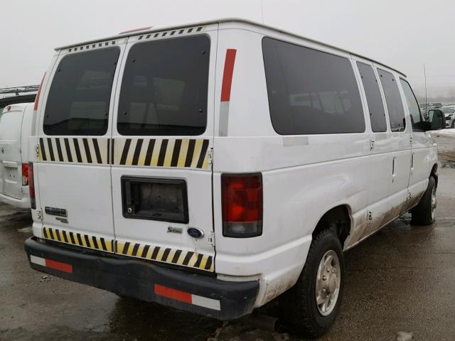 1FBNE3BL3CDA44933 - 2012 FORD ECONOLINE WHITE photo 4