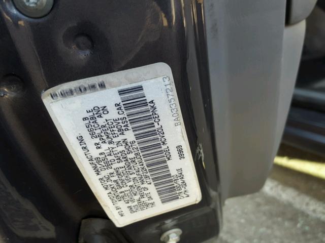 4T1BF22K4XU081276 - 1999 TOYOTA CAMRY LE GRAY photo 10