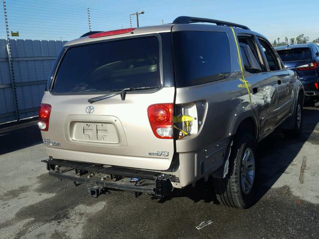 5TDZT34A87S286769 - 2007 TOYOTA SEQUOIA SR GOLD photo 4