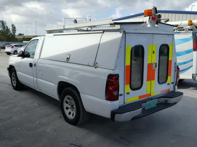 3GCEC14X16G252581 - 2006 CHEVROLET SILVERADO WHITE photo 3