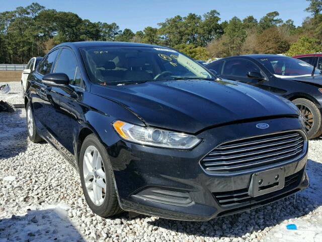 3FA6P0H79GR279388 - 2016 FORD FUSION SE BLACK photo 1