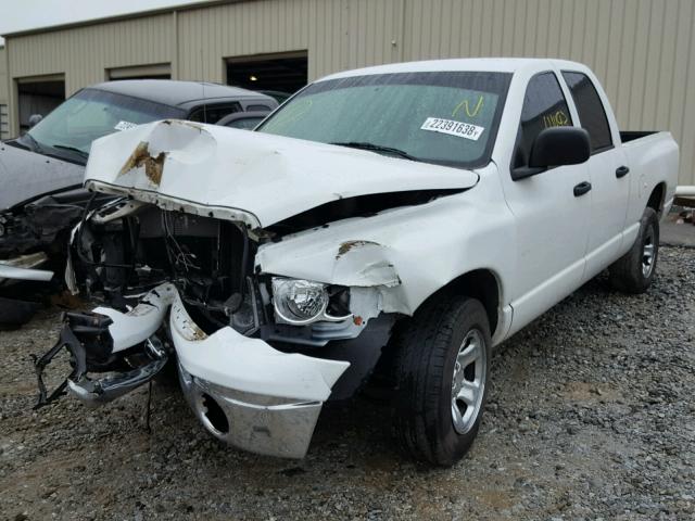 1D7HA18D15J565555 - 2005 DODGE RAM 1500 S WHITE photo 2