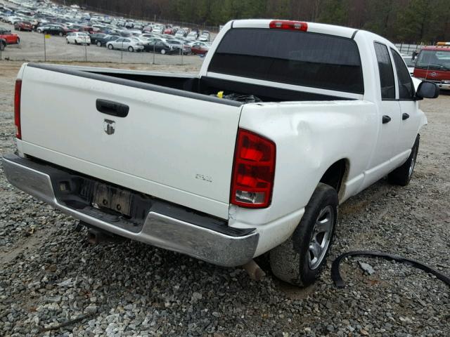 1D7HA18D15J565555 - 2005 DODGE RAM 1500 S WHITE photo 4