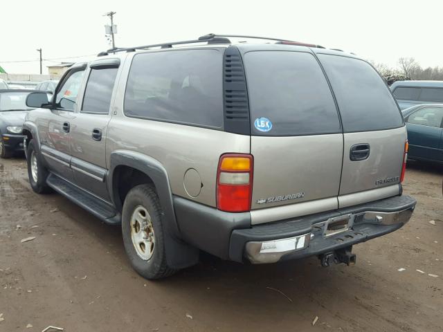 3GNFK16T5YG118247 - 2000 CHEVROLET SUBURBAN K BEIGE photo 3