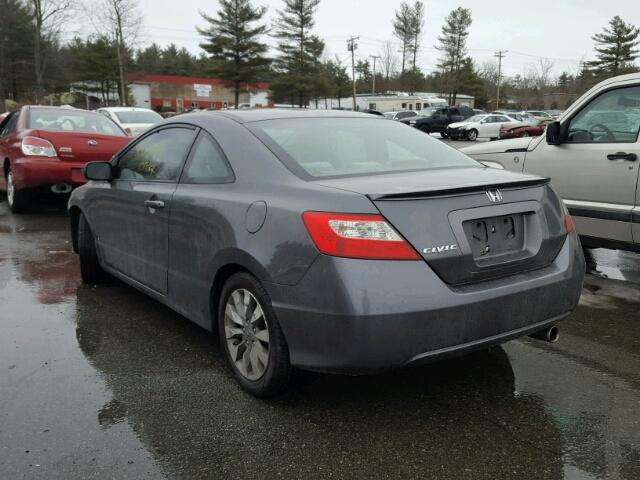 2HGFG12849H540072 - 2009 HONDA CIVIC EX SILVER photo 3