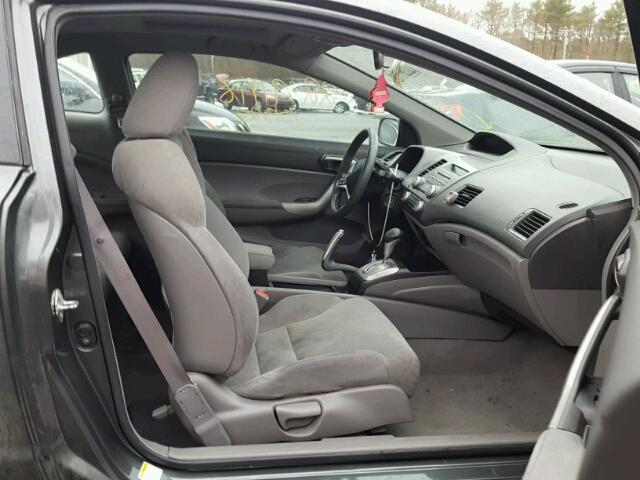 2HGFG12849H540072 - 2009 HONDA CIVIC EX ვერცხლისფერი ფოტო 5