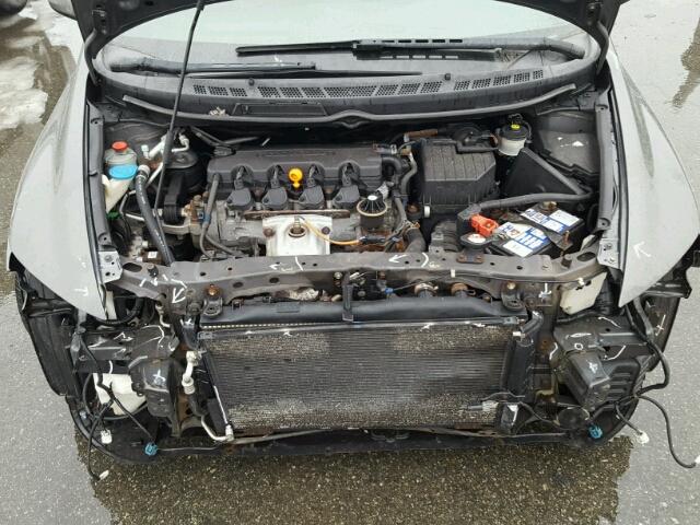 2HGFG12849H540072 - 2009 HONDA CIVIC EX SILVER photo 7