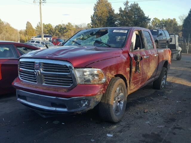 1C6RR6GT7FS709108 - 2015 RAM 1500 SLT RED photo 2