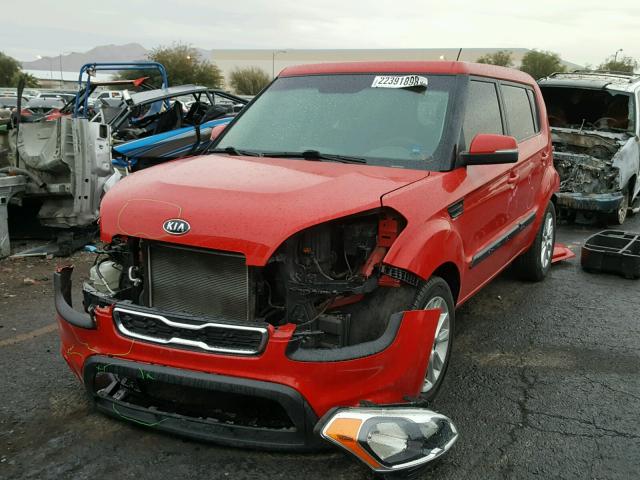 KNDJT2A65C7393063 - 2012 KIA SOUL + RED photo 2