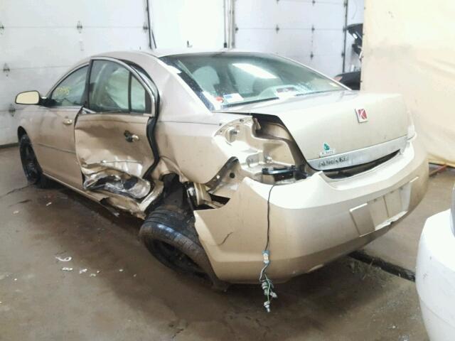 1G8ZS57N57F234877 - 2007 SATURN AURA XE GOLD photo 3