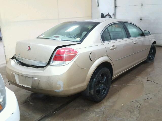 1G8ZS57N57F234877 - 2007 SATURN AURA XE GOLD photo 4