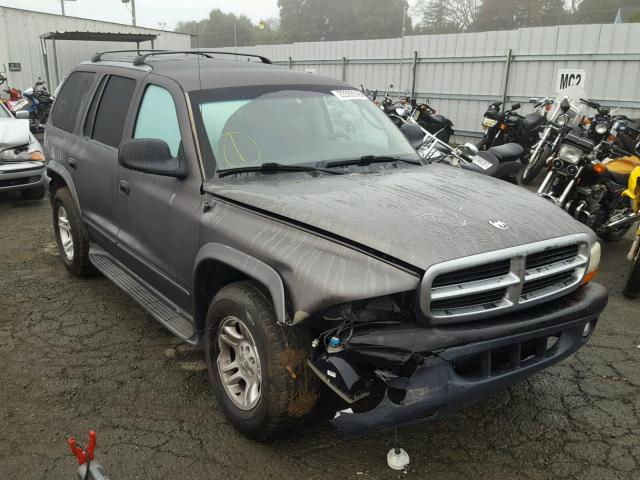 1D4HR48N73F607923 - 2003 DODGE DURANGO SL GRAY photo 1