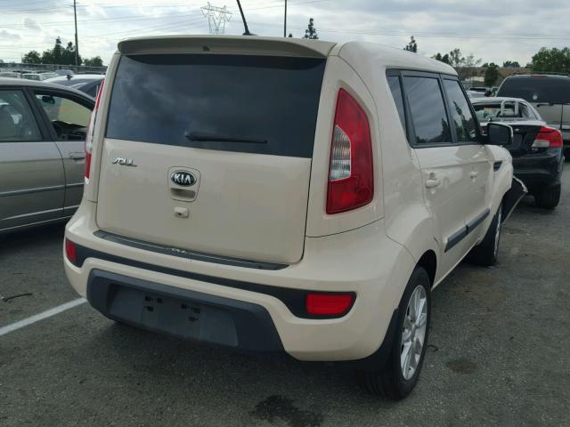 KNDJT2A62D7758851 - 2013 KIA SOUL + BEIGE photo 4