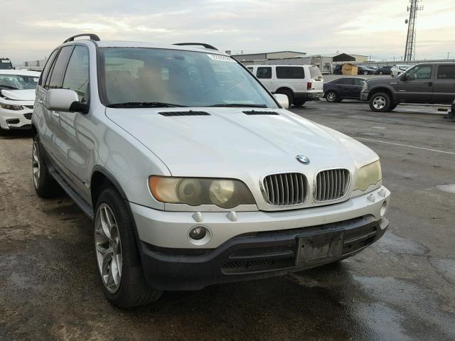 5UXFB33553LH44808 - 2003 BMW X5 4.4I SILVER photo 1