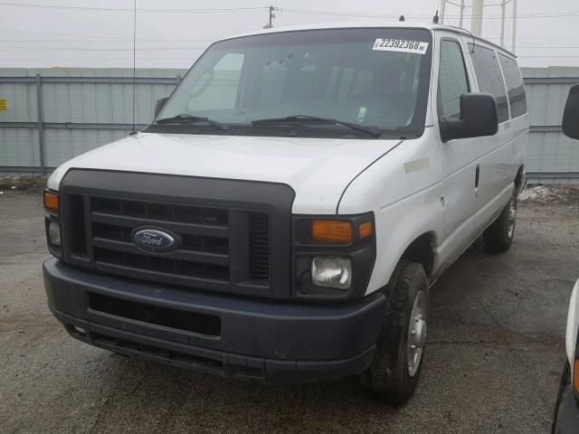 1FBNE3BL7CDA20618 - 2012 FORD ECONOLINE WHITE photo 2