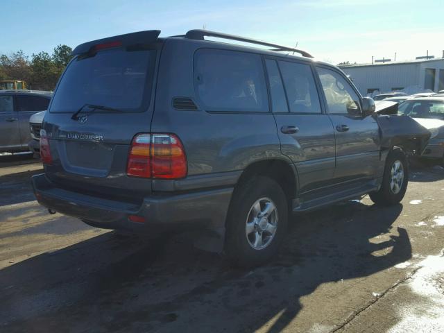 JTEHT05J022029562 - 2002 TOYOTA LAND CRUIS GRAY photo 4