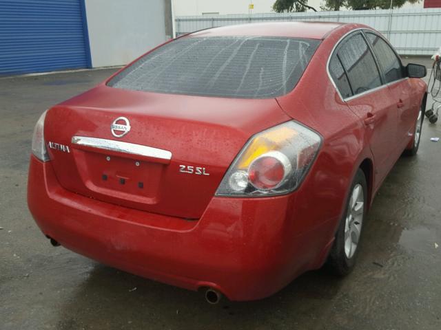 1N4AL21E39N510415 - 2009 NISSAN ALTIMA 2.5 RED photo 4