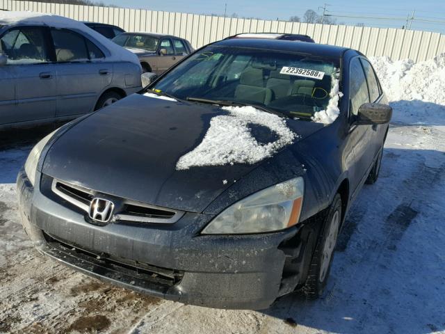 1HGCM56465A123622 - 2005 HONDA ACCORD LX BLUE photo 2