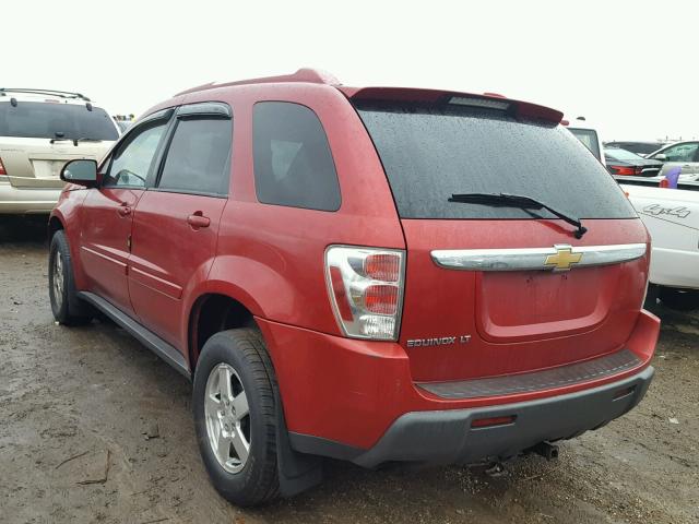 2CNDL63F766202969 - 2006 CHEVROLET EQUINOX LT RED photo 3