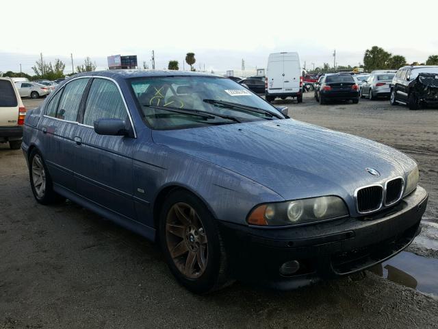 WBADT43482GY42896 - 2002 BMW 525 I AUTO BLUE photo 1