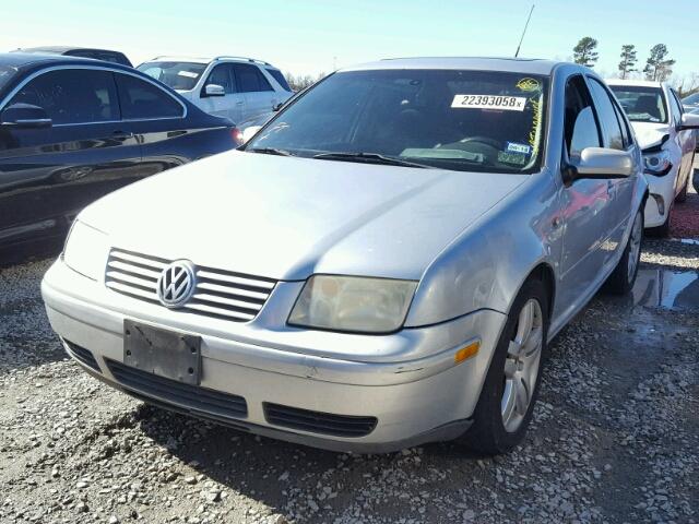 3VWTH69M82M157254 - 2002 VOLKSWAGEN JETTA GLX SILVER photo 2